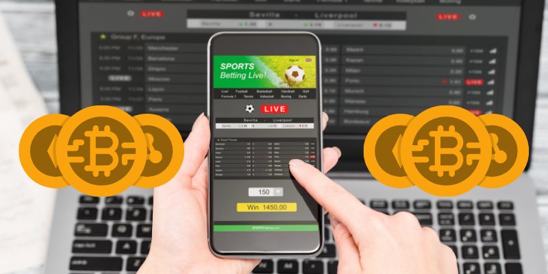 Crypto, Bitcoin, Litecoin sports betting on mobile phone and PC